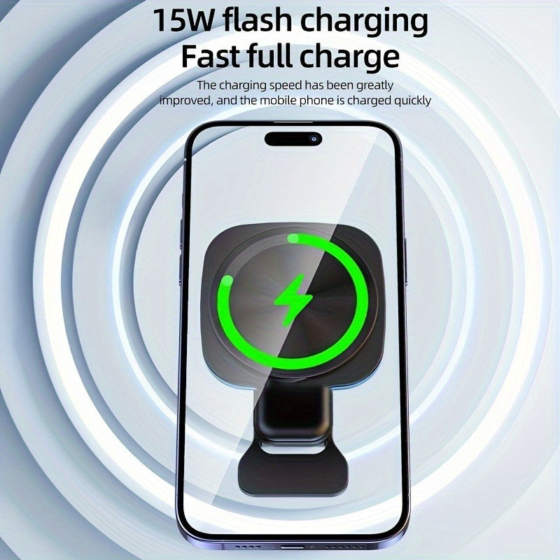 Smart Wireless Car Charger – Fast Charging & Auto Clamp