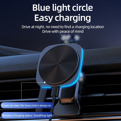 Smart Wireless Car Charger – Fast Charging & Auto Clamp