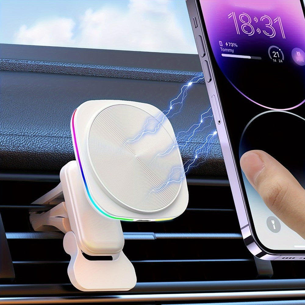 Smart Wireless Car Charger – Fast Charging & Auto Clamp